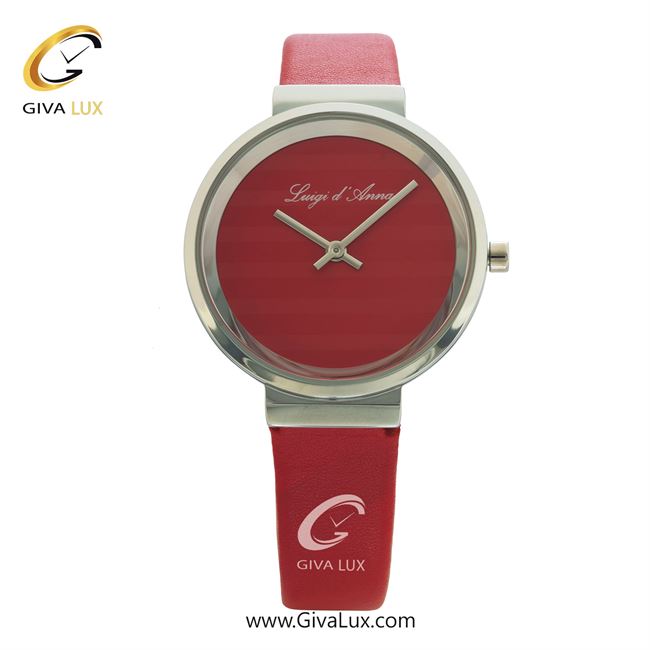 ساعت مچی اورجینال زنانه LdA نقره ای | قرمز| قرمز| کد رفرنس 2187